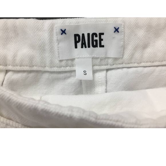 Paige White Size Small Nivelle Skirt Fringe Hem Skirt - Picture 8 of 10